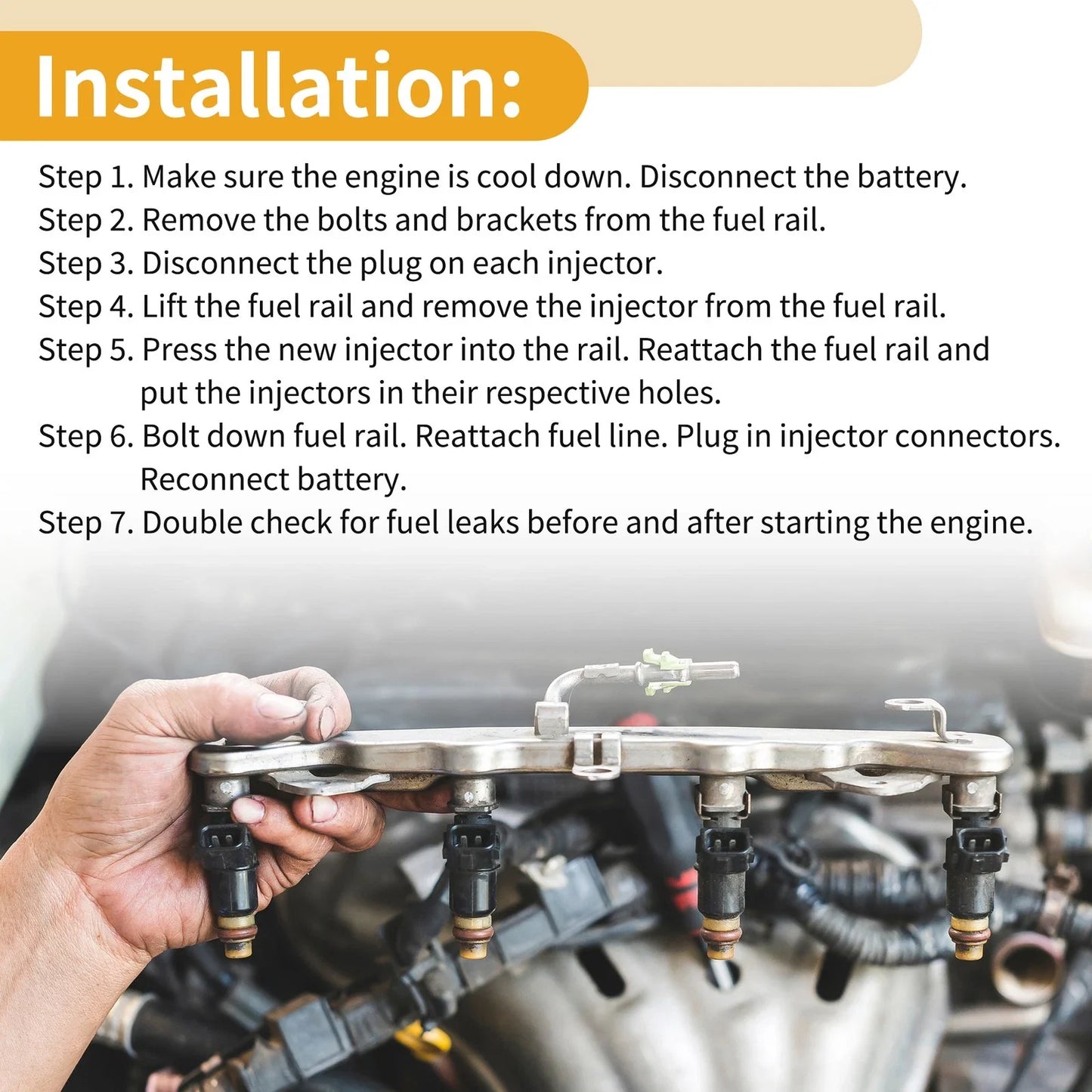 Fuel Injector for Hyundai Santa Fe Limited, SE (2013-2018)