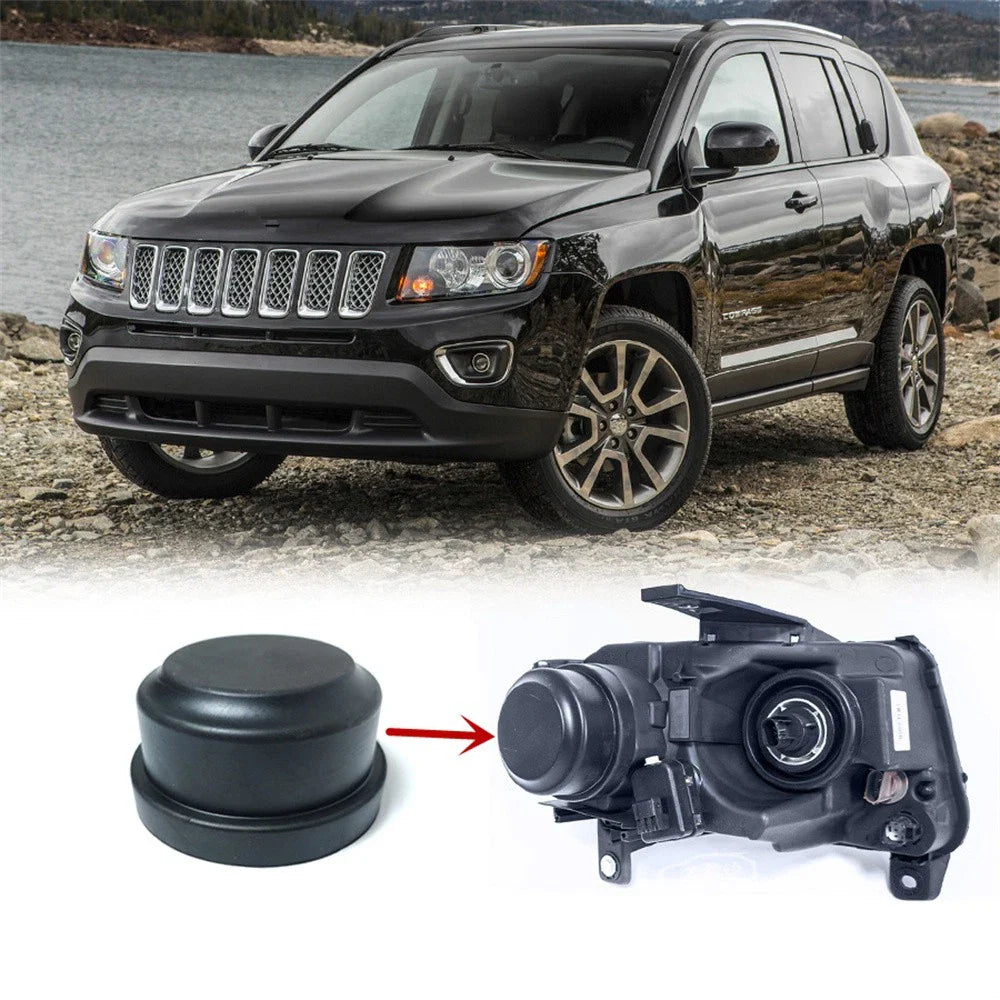 Car Headlamp Light Cap for Jeep Grand Cherokee, Compass (2011-2017)