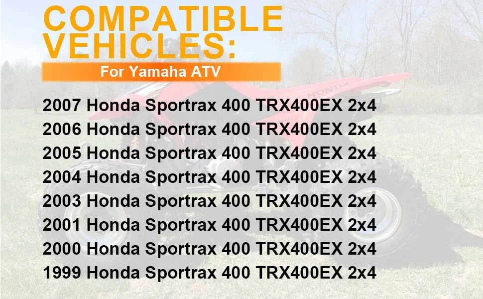 Starter Relay Solenoid & Battery Cable for Honda TRX400EX (1999–2007)