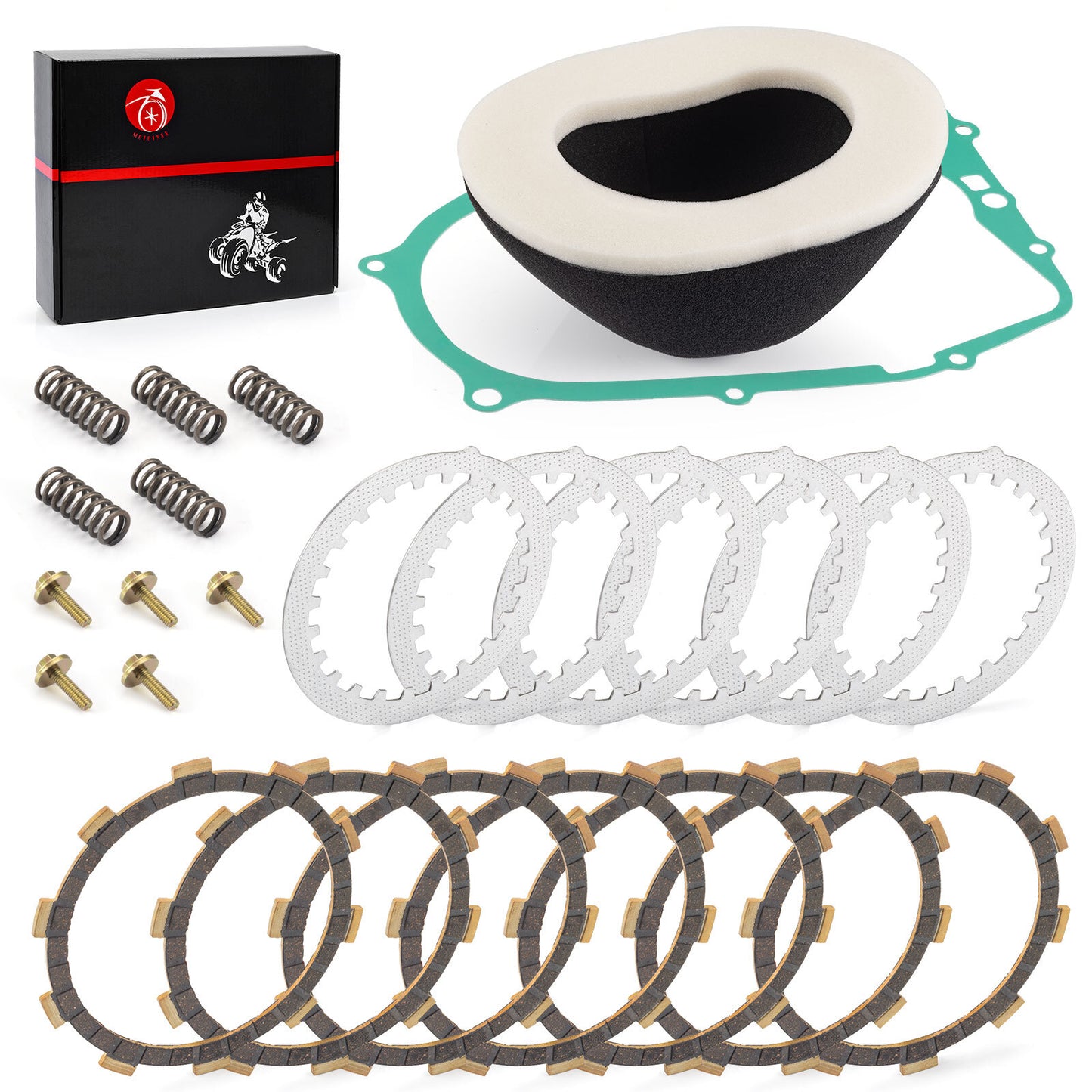 Clutch Kit with Heavy Duty Springs for Yamaha Blaster YFS200 (1988–2006)