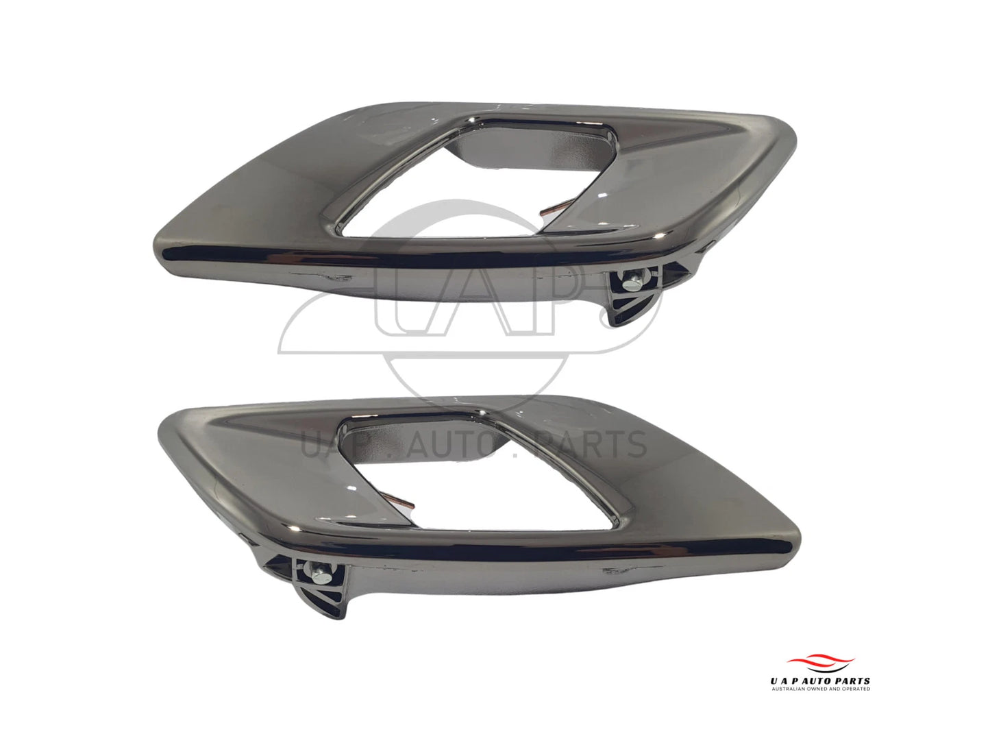 Set of 2 Dark Chrome Inner Door Handles for Ford Ranger PX BT50 (2011–2022)