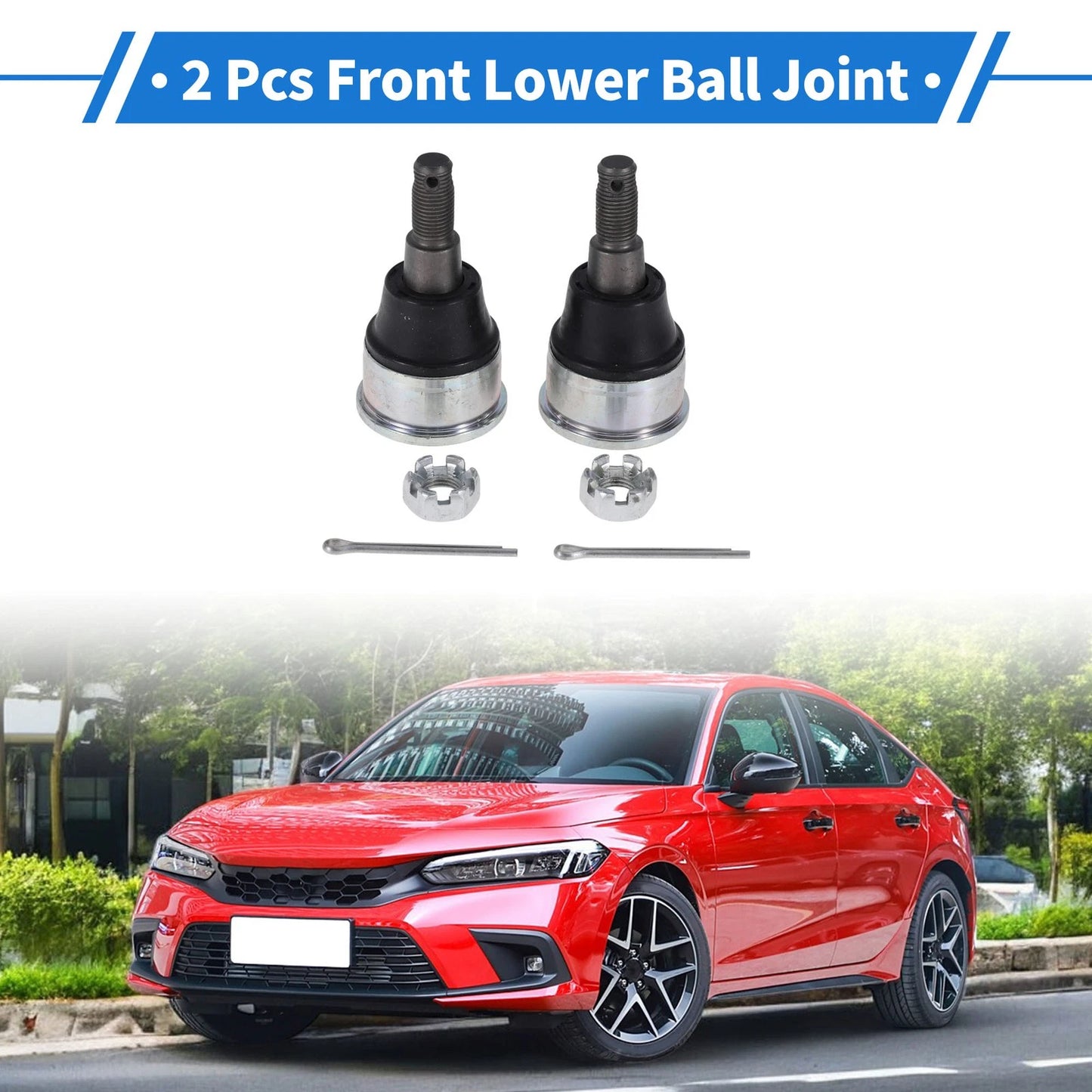 2X Front Lower Ball Joints for Honda Element (2003–2011) No.K500004