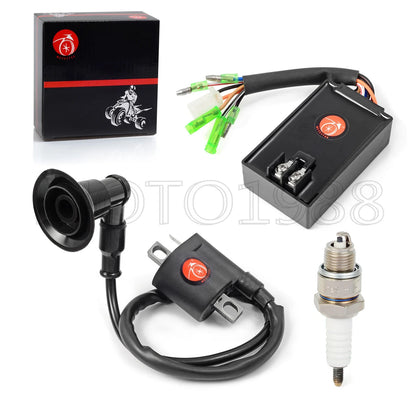 CDI Box Ignition Coil & Plug for Polaris Sportsman 90 Predator 90 (2003-2006)
