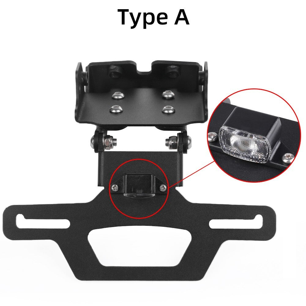 Adjustable Foldable Tail Tidy License Plate Holder for CF-Moto 675SS (2019–2021)