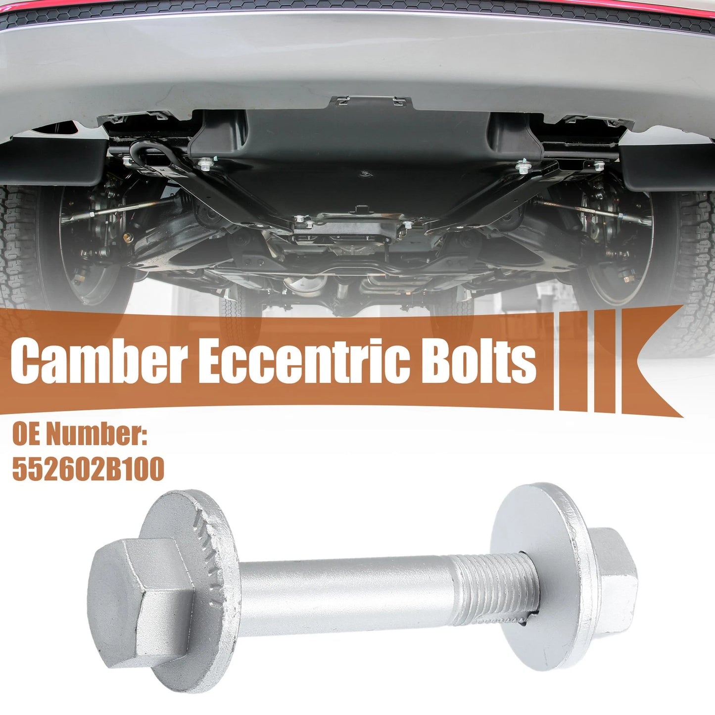 Set of 4 Camber Eccentric Bolts for Hyundai Santa Fe (2007–2009) No.552602B100
