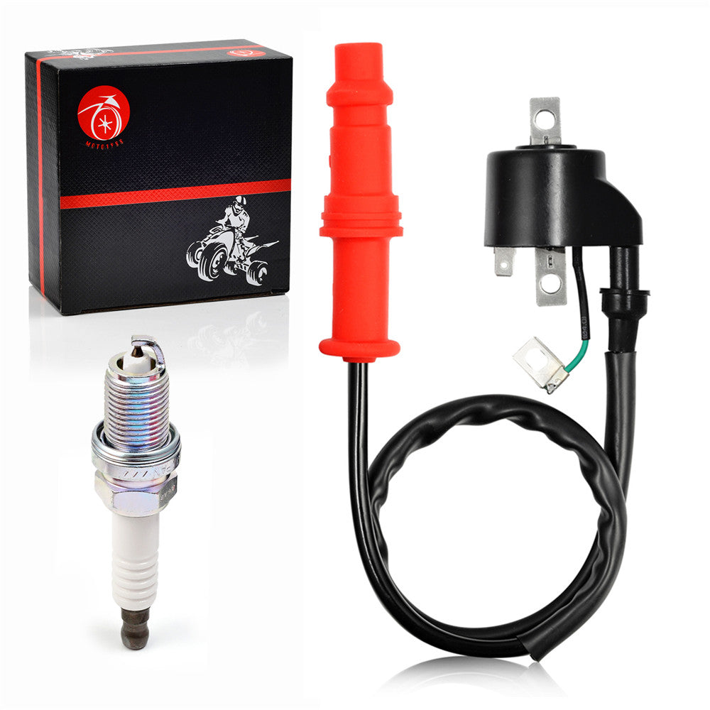 Ignition Coil Spark Plug Kit for Polaris Sportsman 500 (1996–2002) Ranger 500 (2003–2007)