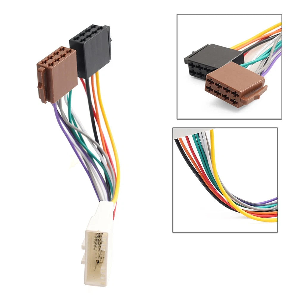 ISO Wiring Harness Connector Adaptor for Nissan Subaru