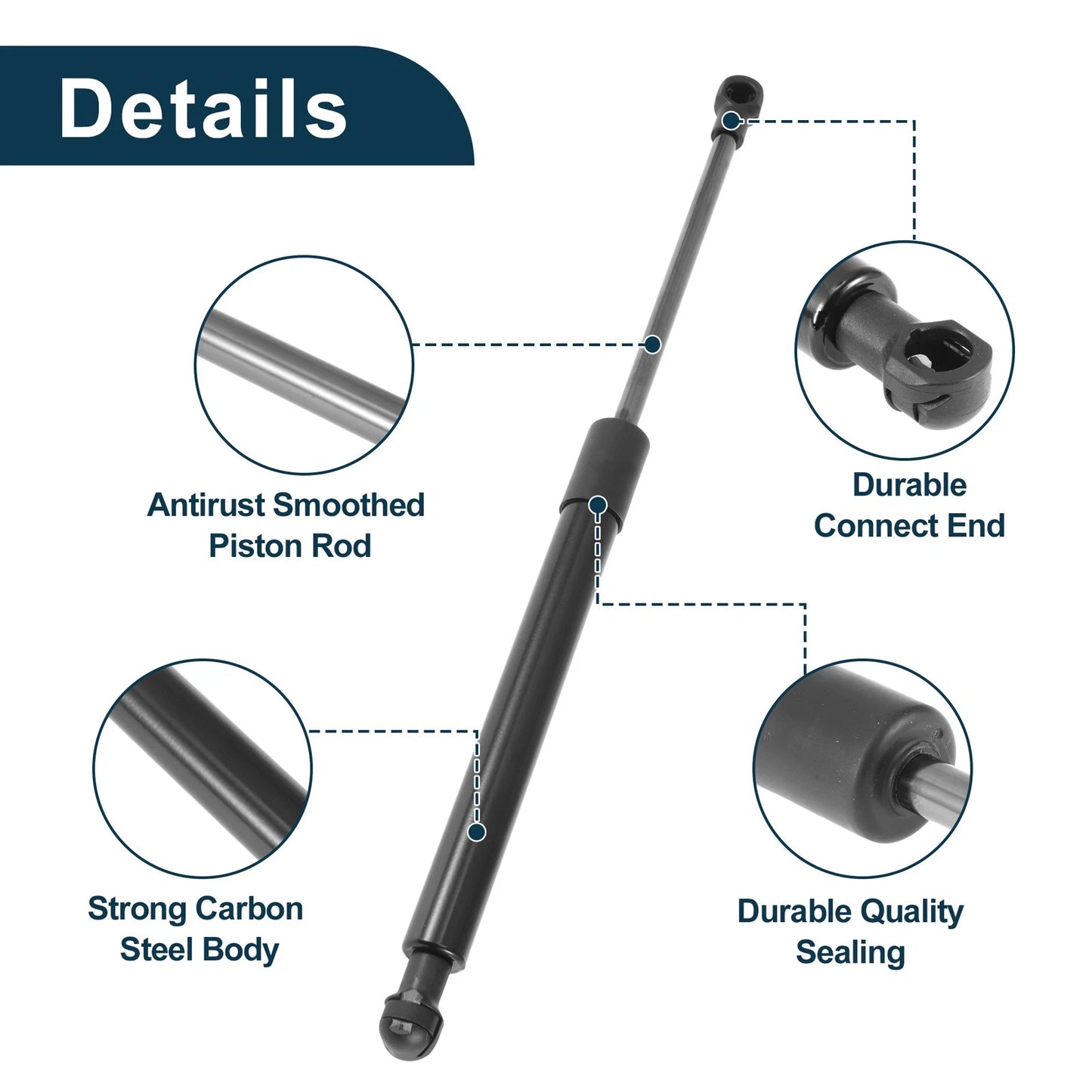 2X Tailgate Lift Supports Struts No. 8X23406A42AC for Jaguar XF I X250 (2009–2015)