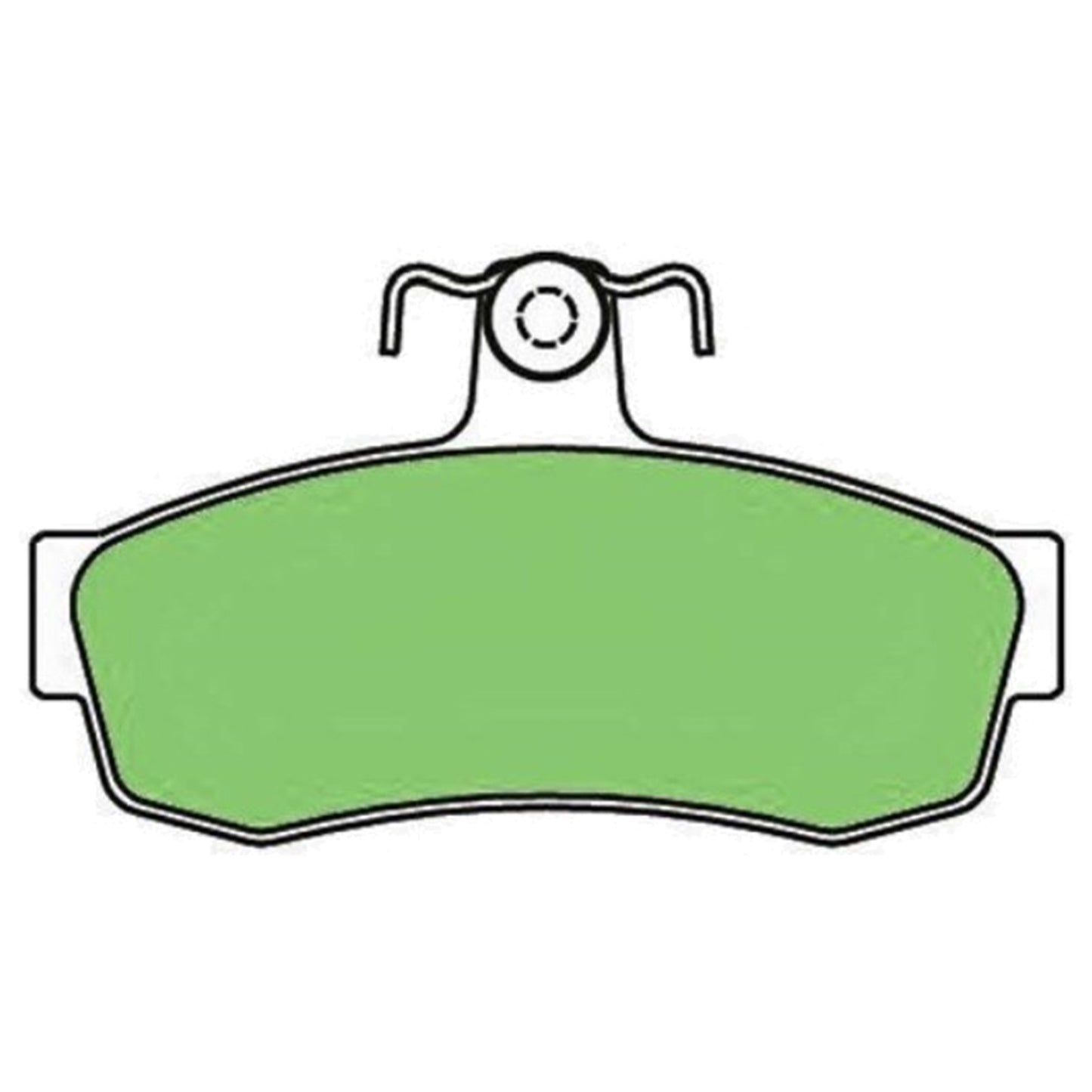 Front Disc Brake Pad Set for Toyota Corona (1979–1987)