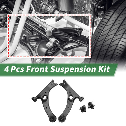Set of 4 Front Lower Control Arms for Toyota Celica (2000–2005) No.K640360/K640361/K90309