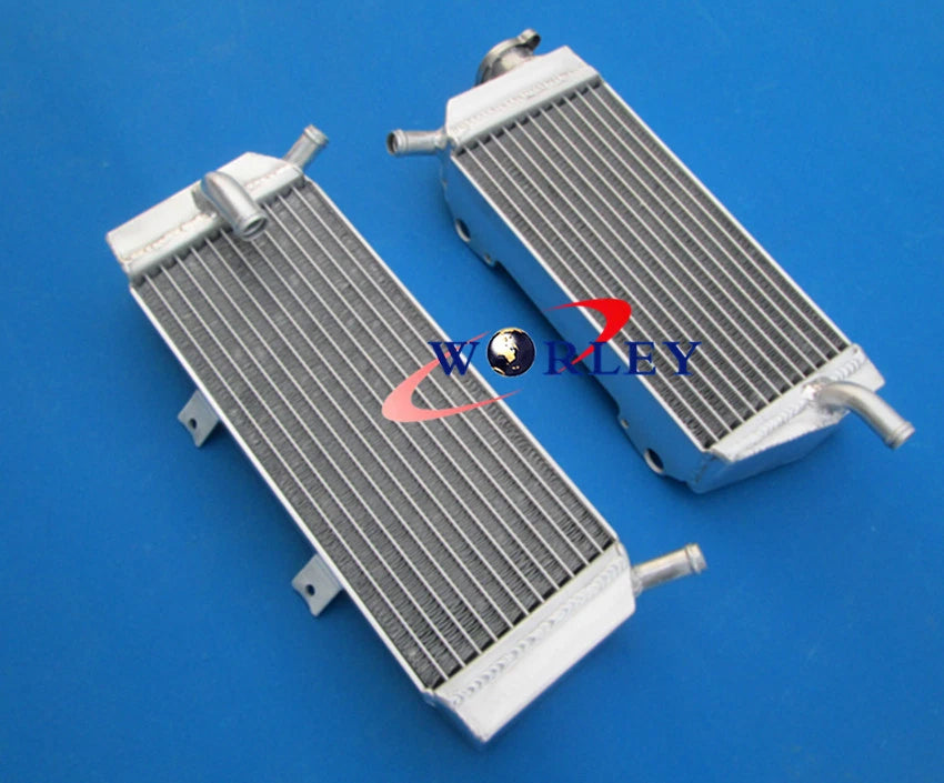 Aluminum Radiator with Red Hose for Honda CRF450X (2005–2016)