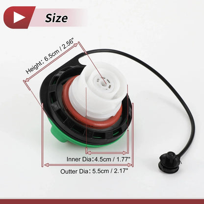 Gas Fuel Cap for GMC Sierra 2500 HD 3500 HD (2007-2014)