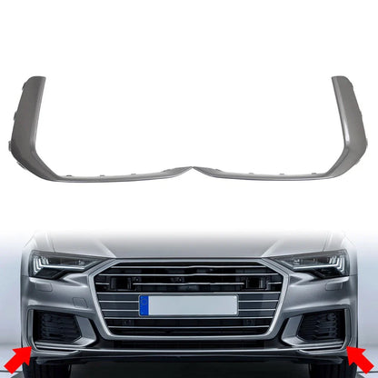 Front Bumper Lower Side Grill Cover for Audi A6 C8 S6 (2019-2024) 1 Pair