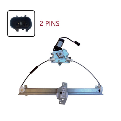 Front Right Window Regulator W/ Motor 2 Pins for Hyundai Getz TB 3 Door (2002–2011)