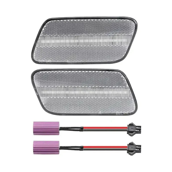 Clear Lens LED Bumper Marker Light for Mercedes Benz W210 E-Class (1996–2002)