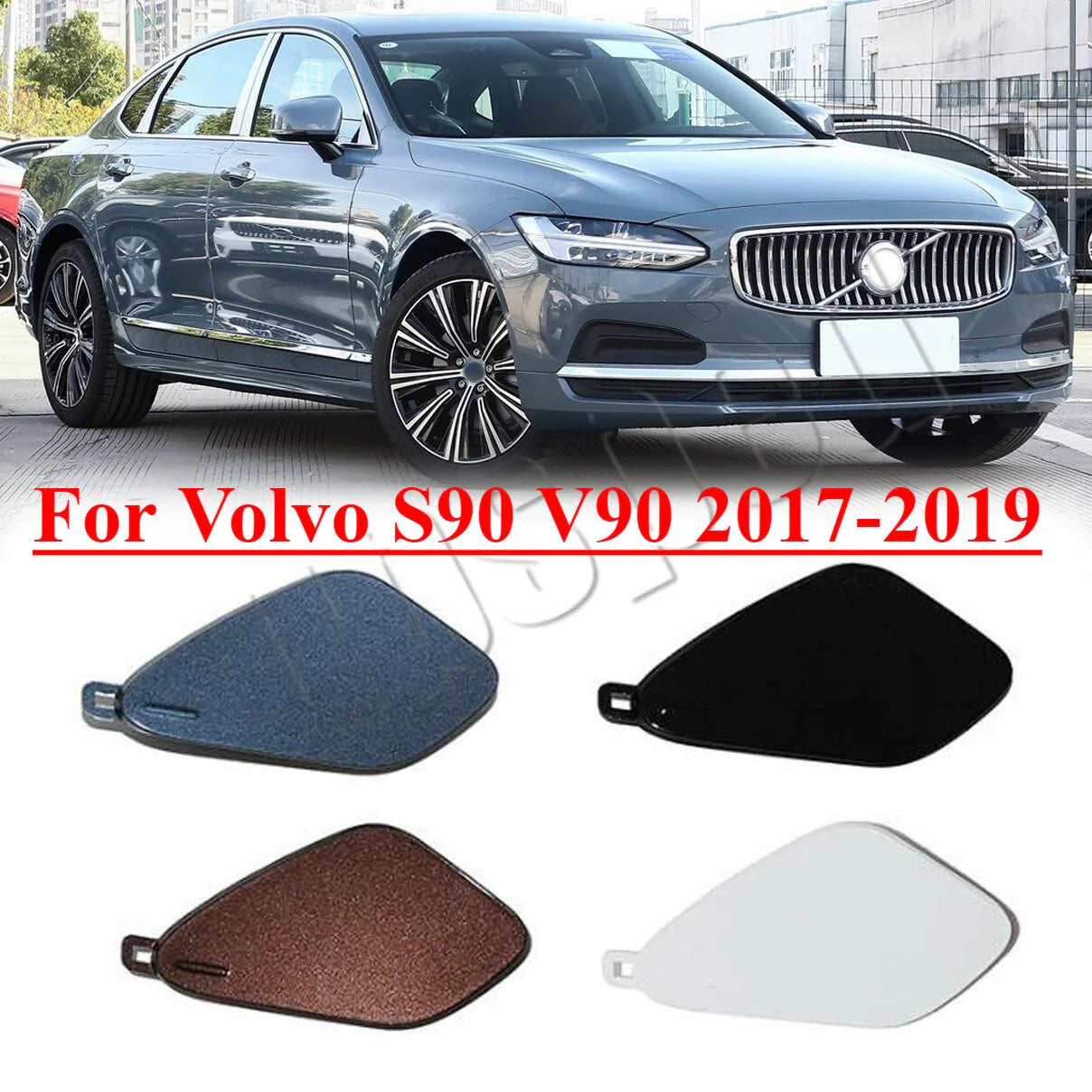 Front Bumper Tow Hook Eye Cover Cap for Volvo S90 V90 (2017–2019)