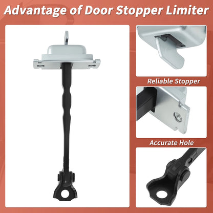 Set of 2 Door Check Strap Limiter Brackets for Toyota Prius (2016–2022) 6861047040