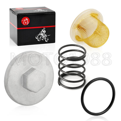Oil Drain Plug CAP OIL STRAINER for Yamaha Big Wheel 200 200E BW200 (1985–1988)