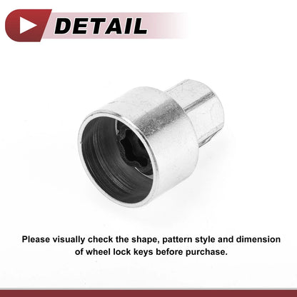 Set Wheel Lock Lug Nut Anti-theft Key Socket M14������1.25 Bolt for BMW