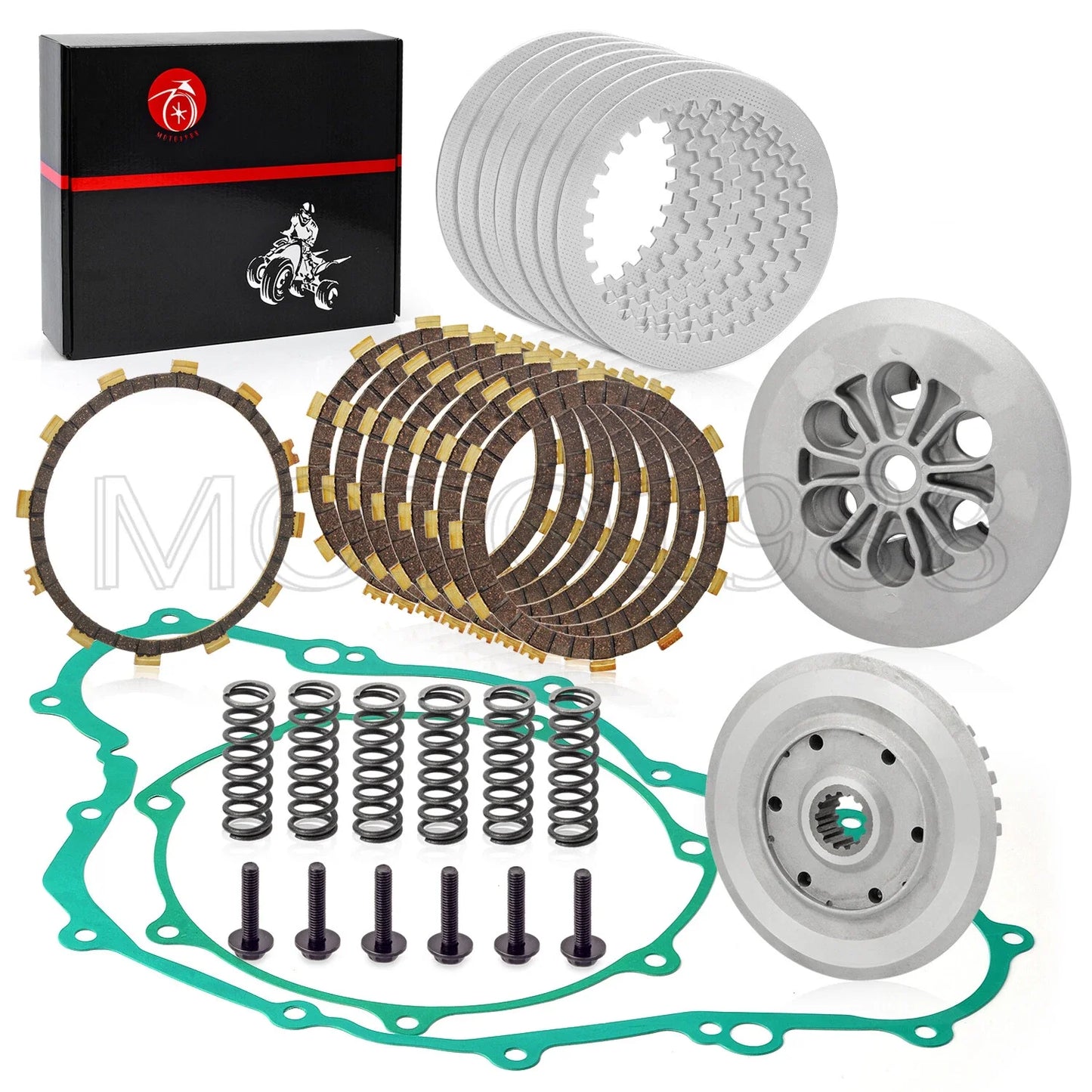 Clutch Kit Inner Hub & Outer Pressure Plate for Yamaha YFZ450 (2006–2013)