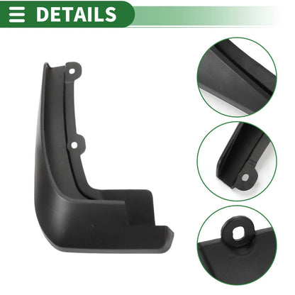 Mud Flaps Splash Guards for Honda Fit (2015-2020) - Front & Rear Set