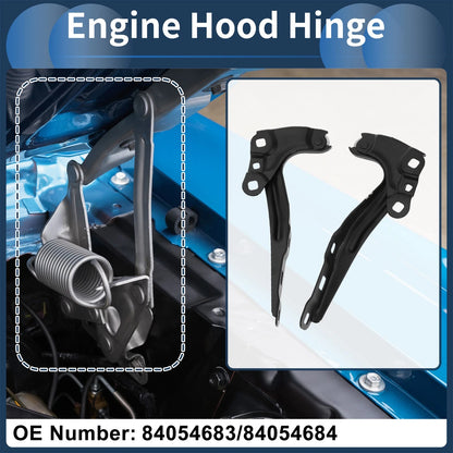 Hood Hinges for Chevrolet Equinox (2018–2023) No. 84054683, 1 Pair