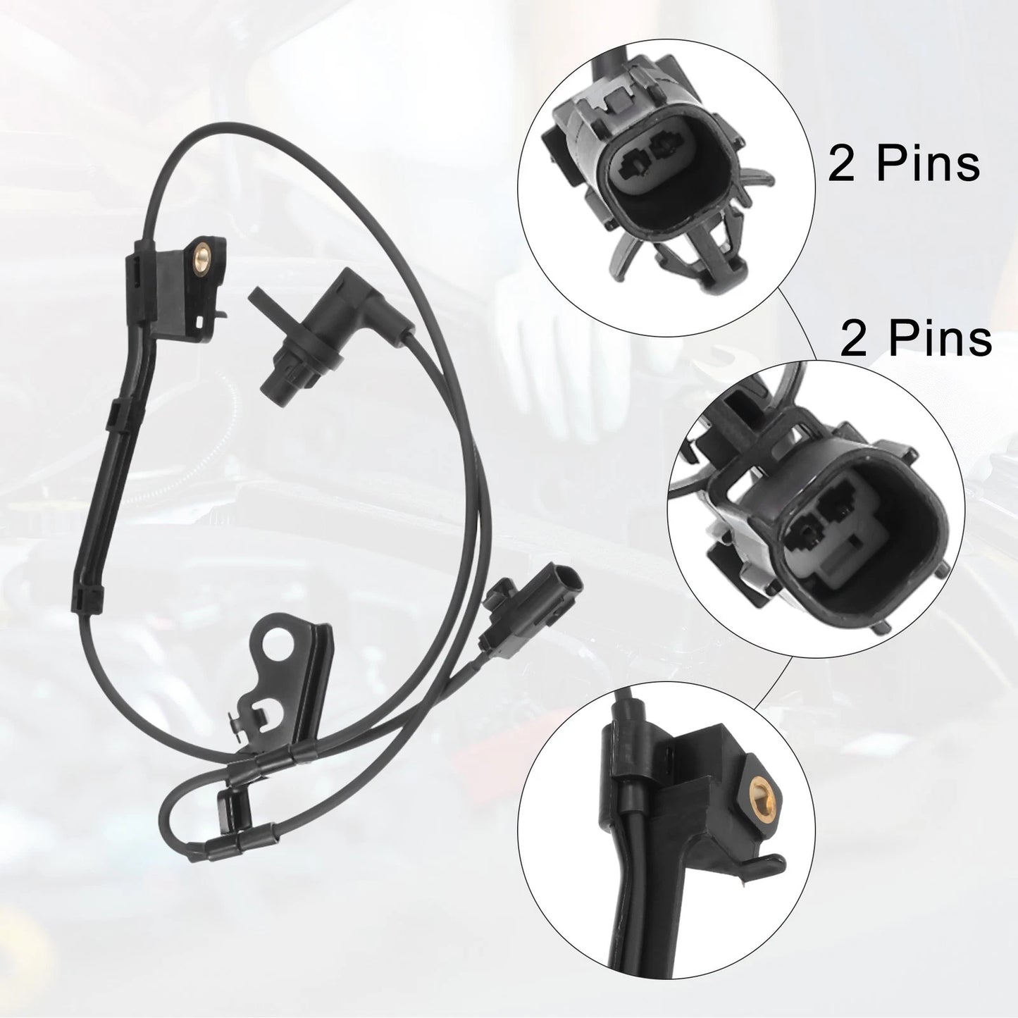 Set of 2 ABS Wheel Speed Sensors for Toyota Corolla (2009–2013)