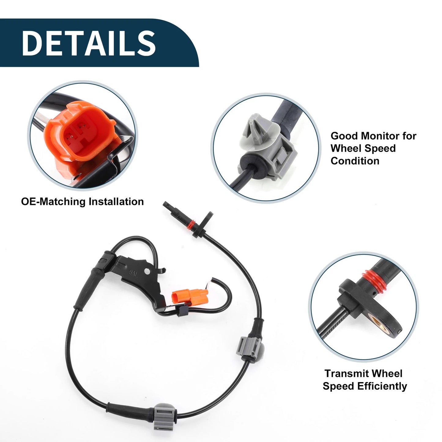 ABS Wheel Speed Sensor for Honda CR-V (2002–2006) No. 57455-S9A-013
