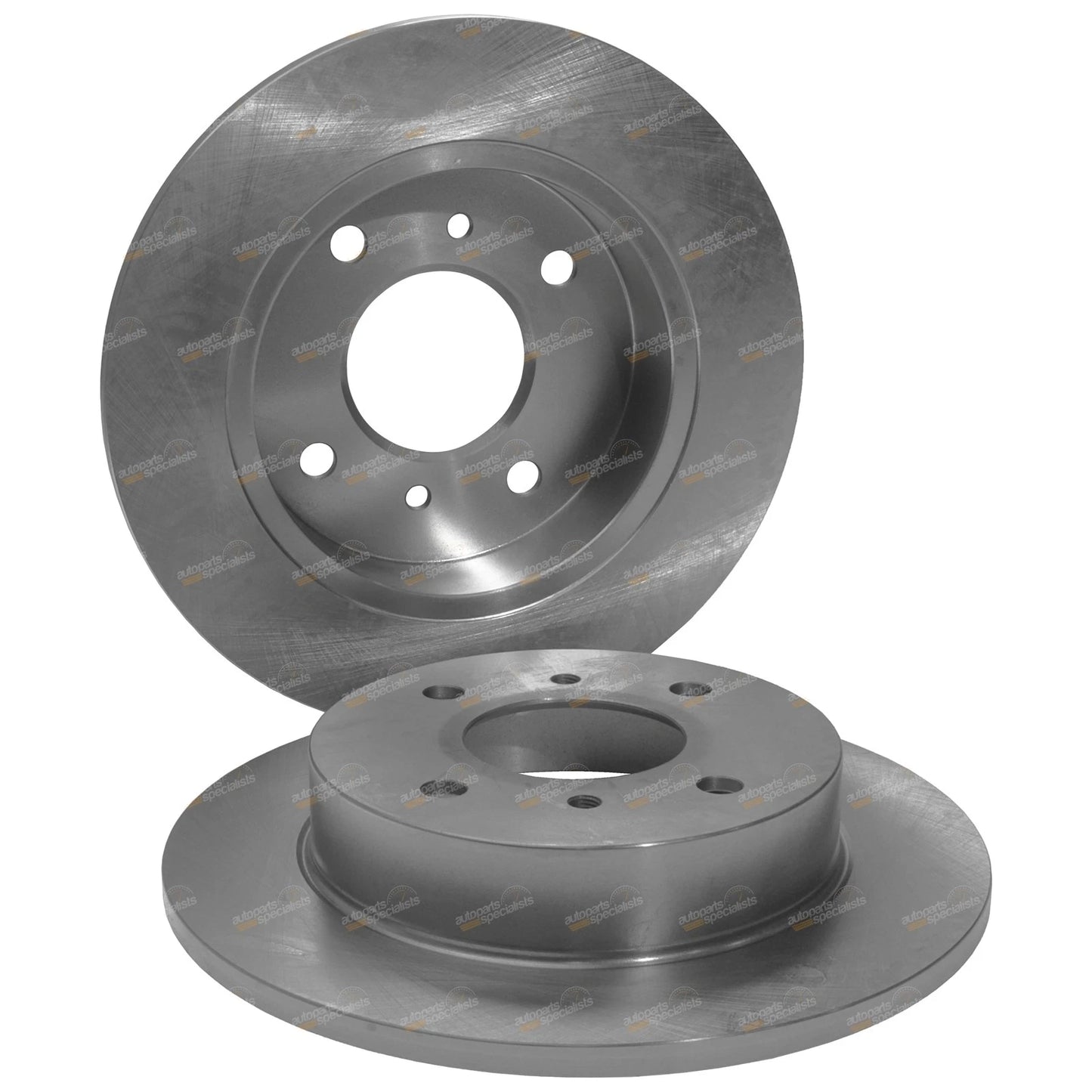 Set of 2 Rear Disc Brake Rotors for Nissan Bluebird Pintara Pulsar (1989–2005)