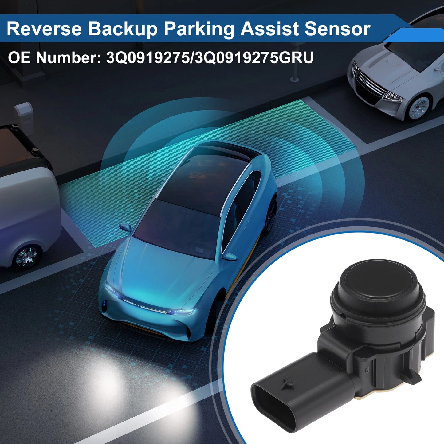 Reverse Backup Parking Sensor No.3Q0919275 for VW Tiguan (2017–2021)