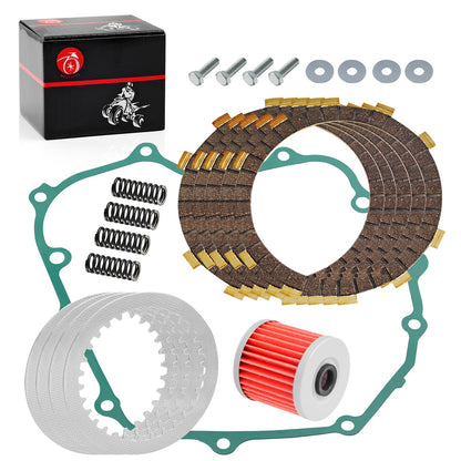 Set of Heavy Duty Clutch Plates and Gasket Kit for Kawasaki Ninja 250R (1986–2007)