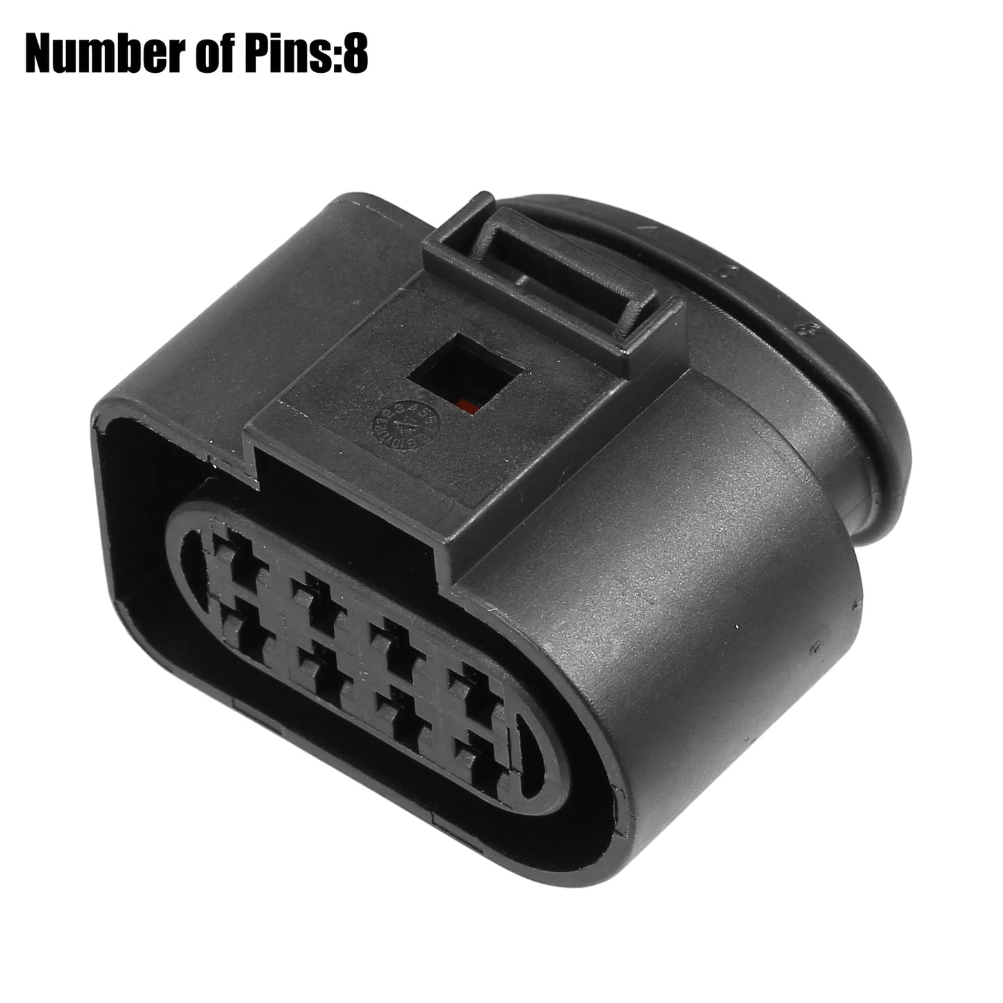 Set of 1 No.8D0973734 8 Way Pin Sealed Female Connector Adapter for VW Audi