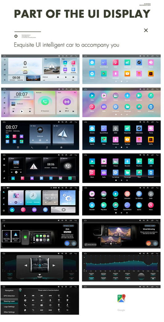 6.8" Android 13 Stereo Radio GPS Navigation for Dodge Chrysler Jeep RAM