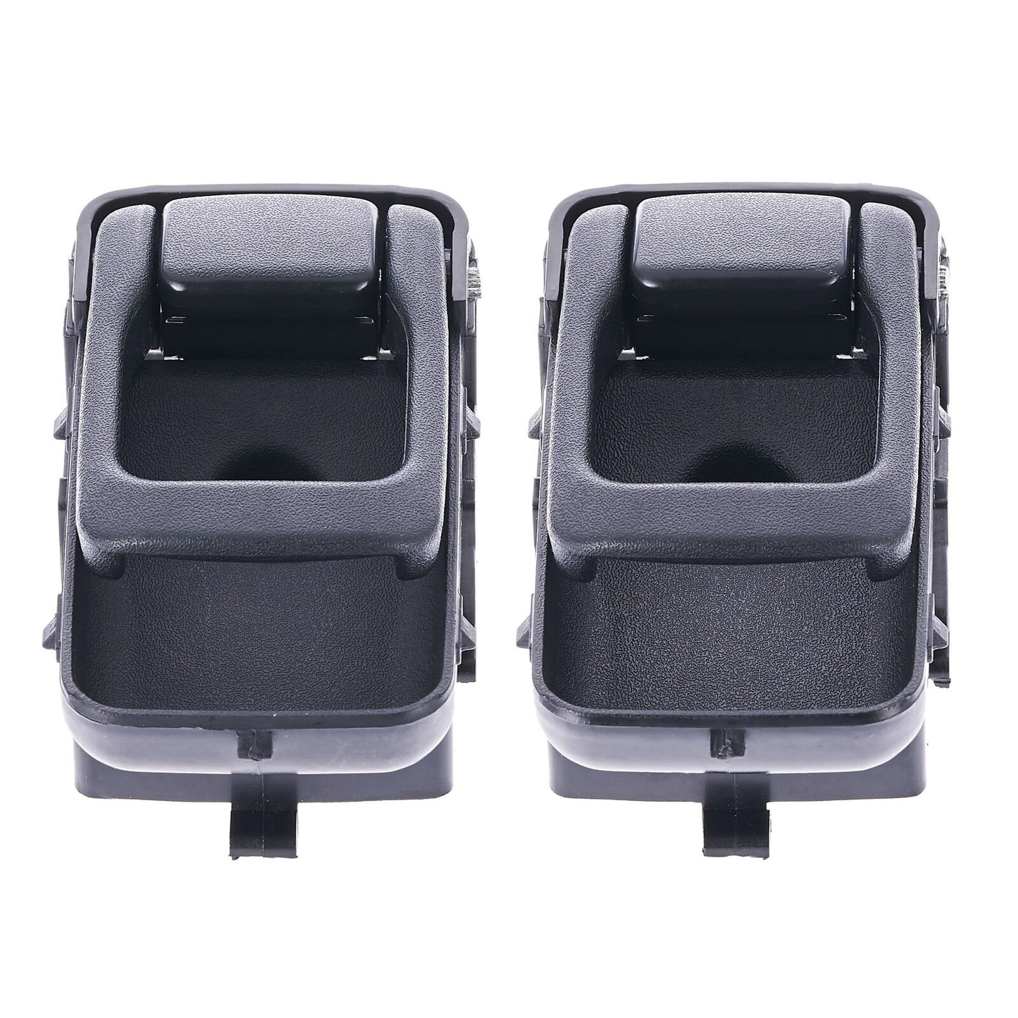 Set of 2 Inner Door Handles for Nissan Navara (1997–2015) Black