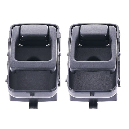 Set of 2 Inner Door Handles for Nissan Navara (1997–2015) Black