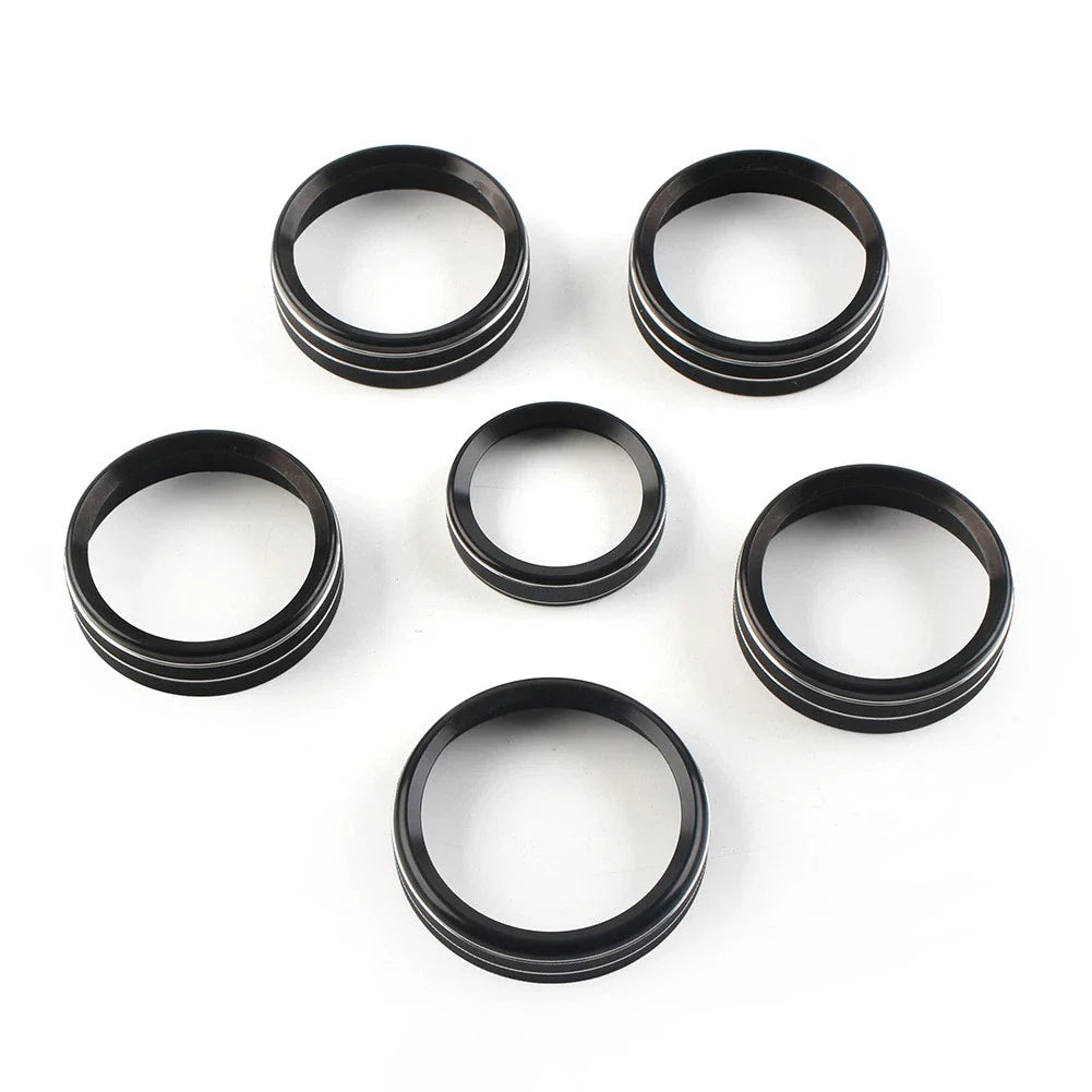 Air Conditioner Switch Knob Trim for Ford F150 XLT (2015-2020) Black