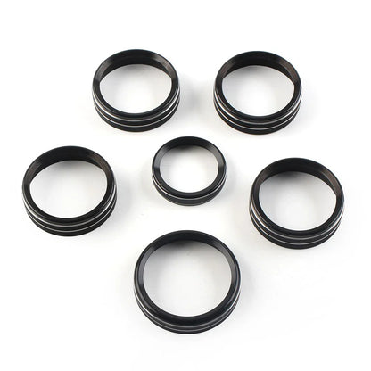Air Conditioner Switch Knob Trim for Ford F150 XLT (2015-2020) Black