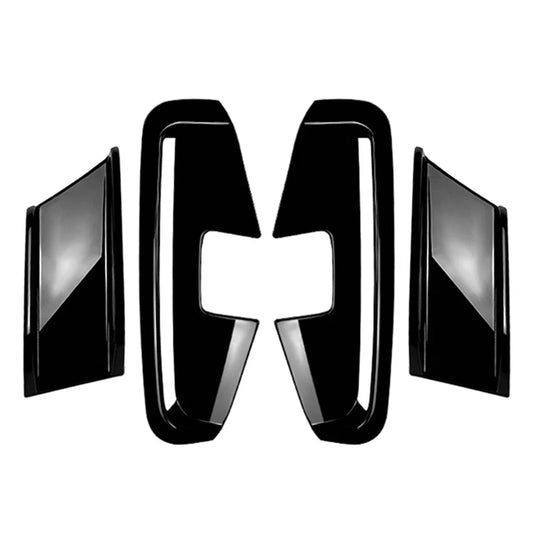Black Front Bumper Air Vent Spoiler for BMW 4 Series G22 G23 M Sport (20-24)