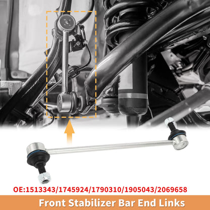 2pcs Front Sway Bar Links for Ford Fiesta (No. 1513343/1745924)