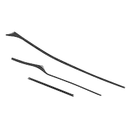 Dashboard Panel Cover Trim Strips for Kia Stinger (2018-2023) Black