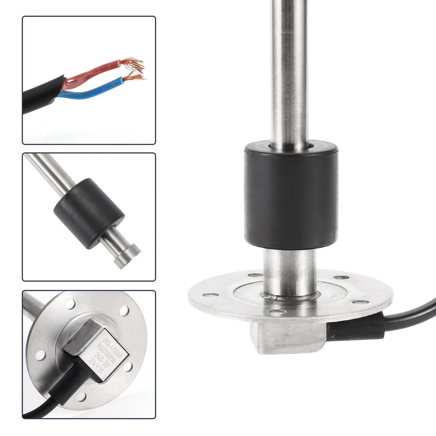 Fuel Sending Unit and Gauge Kit 240-33 Ohm for Boat Truck Vehicle