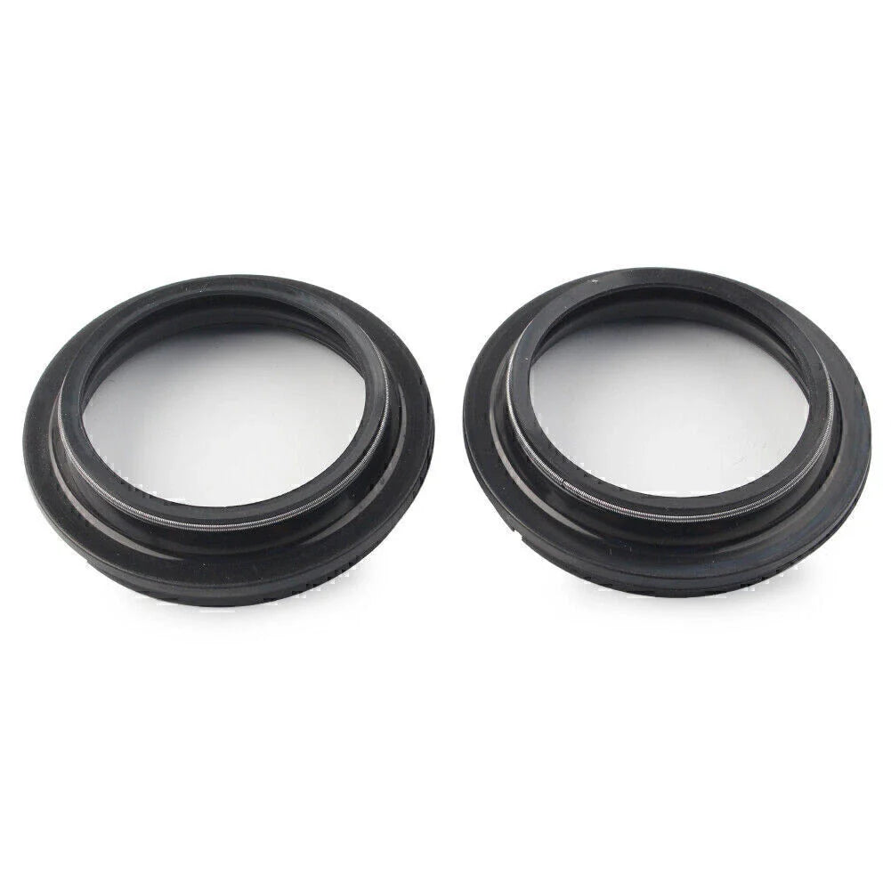 Black Dust Seals for Motorcycle Front Fork Damper Shock Absorber 41X53MM