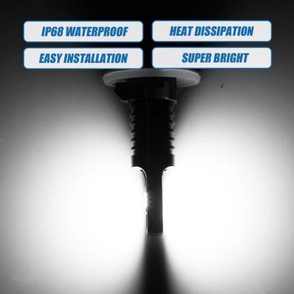 Set of 2 881 Fog Light Bulbs 80W 3570 Chips for Auto Lamp