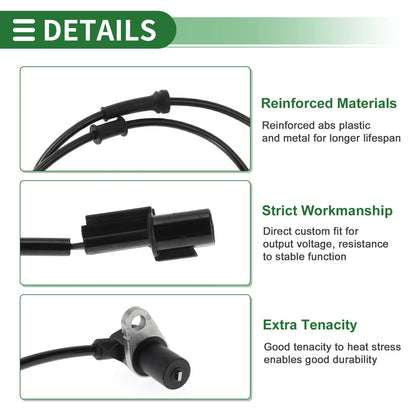 ABS Wheel Speed Sensor No.MR129957 for Mitsubishi Lancer (2000–2007)