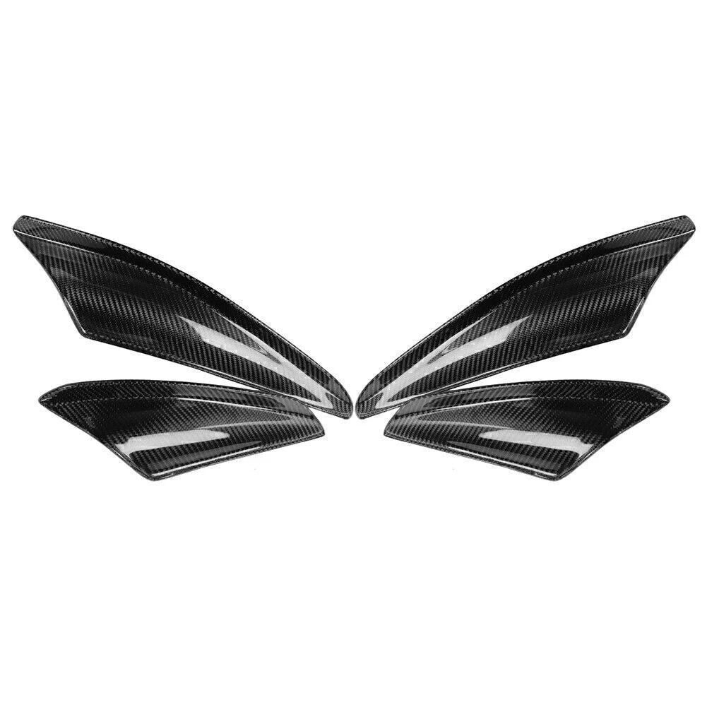 Carbon Fiber Front Bumper Canard Splitter Lip for Mitsubishi Lancer EVO X (2008–2015)