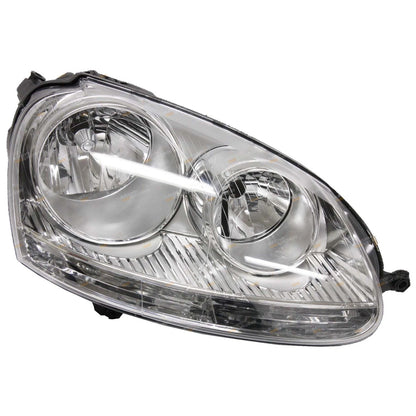RH Chrome Headlight for VW Golf Jetta MK5 (2004–2010)