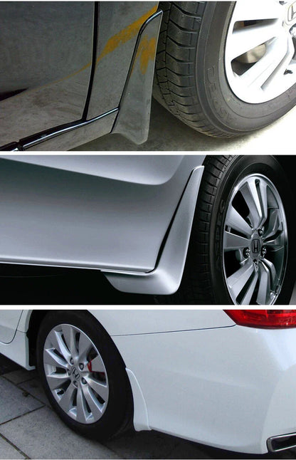 Mud Flap Splash Guard / 4 x / White Fresh Powder for Nissan Sentra (2020–2024)