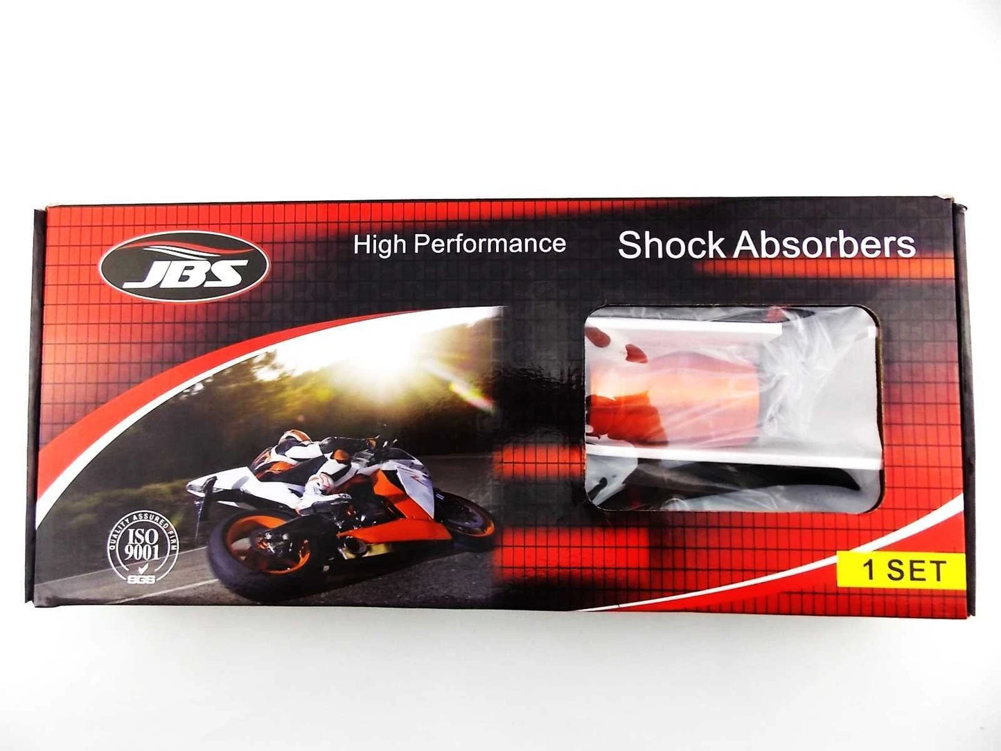 347mm JBS Rear Air Nitrogen Cell Shock Absorbers for Kawasaki ER-5 ER500 (C1-C4)