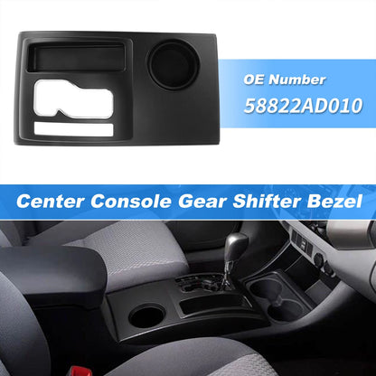 Gear Shifter Bezel Panel Cover for Toyota Tacoma (2005–2015) No.58822AD010 Black