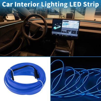 LED Strip Neon Wire Interior Decoration Lighting for Universal Cars (USB)